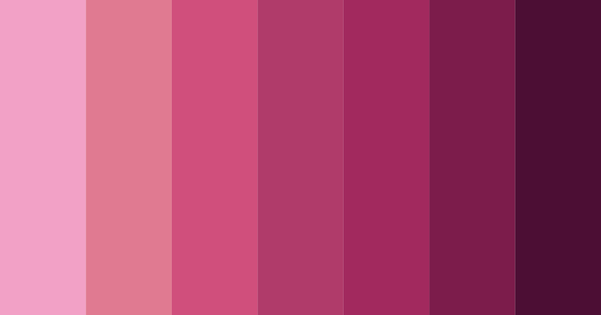 Download pink dream color palette PNG image (landscape)