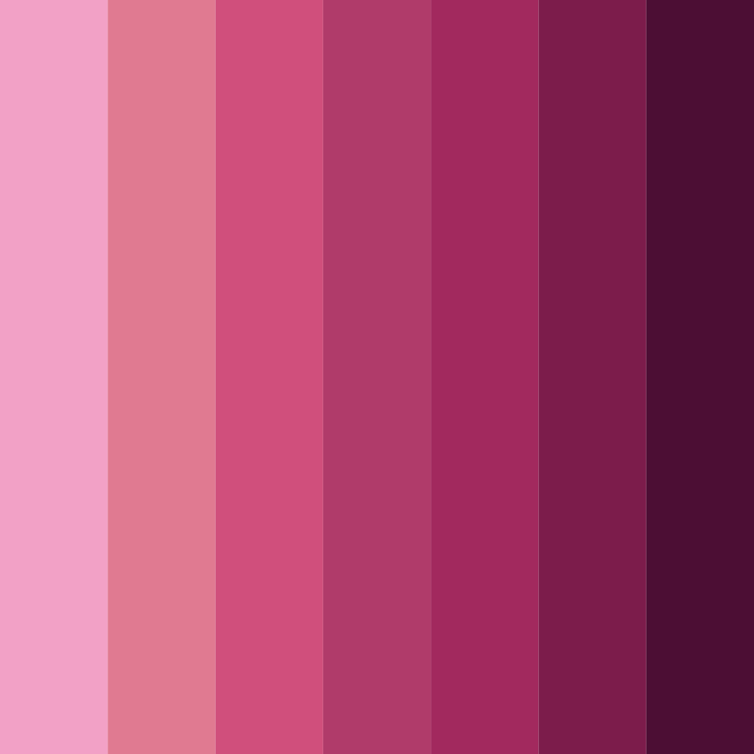 Download pink dream color palette PNG image (square)