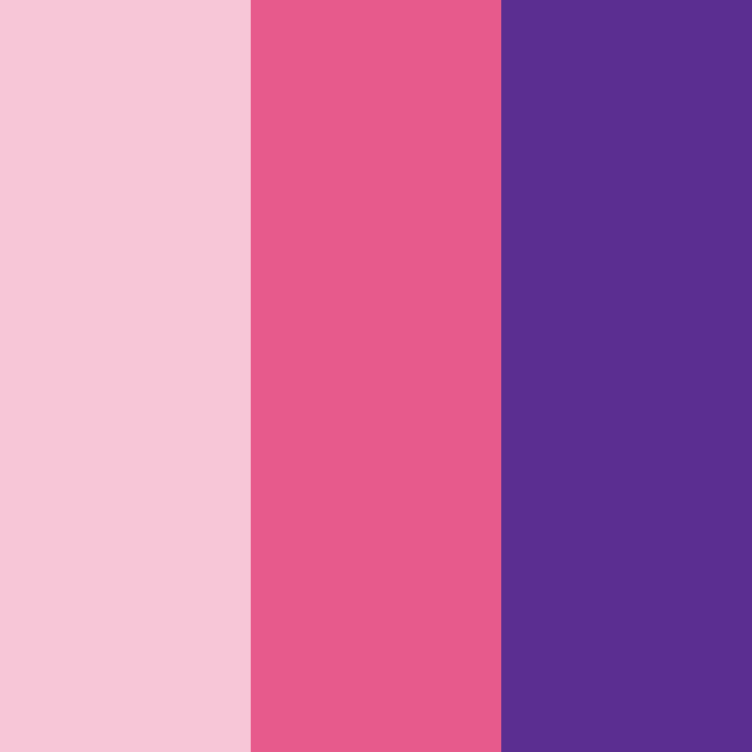 Download pink dream color palette PNG image (square)