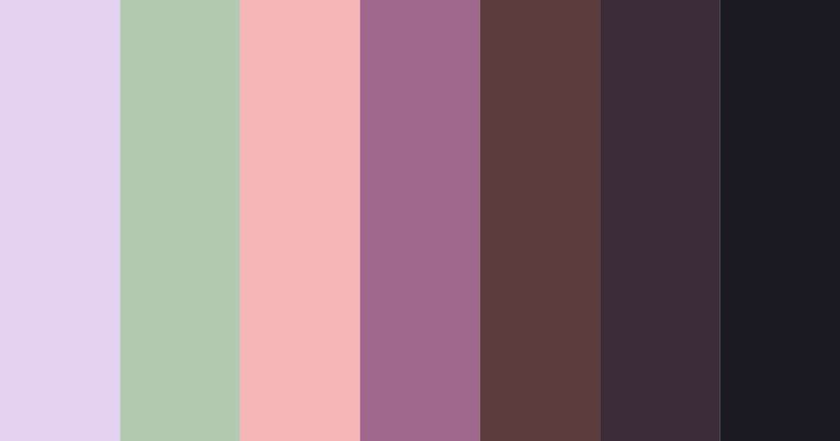 Download contrasting purple and green color palette PNG image (landscape)