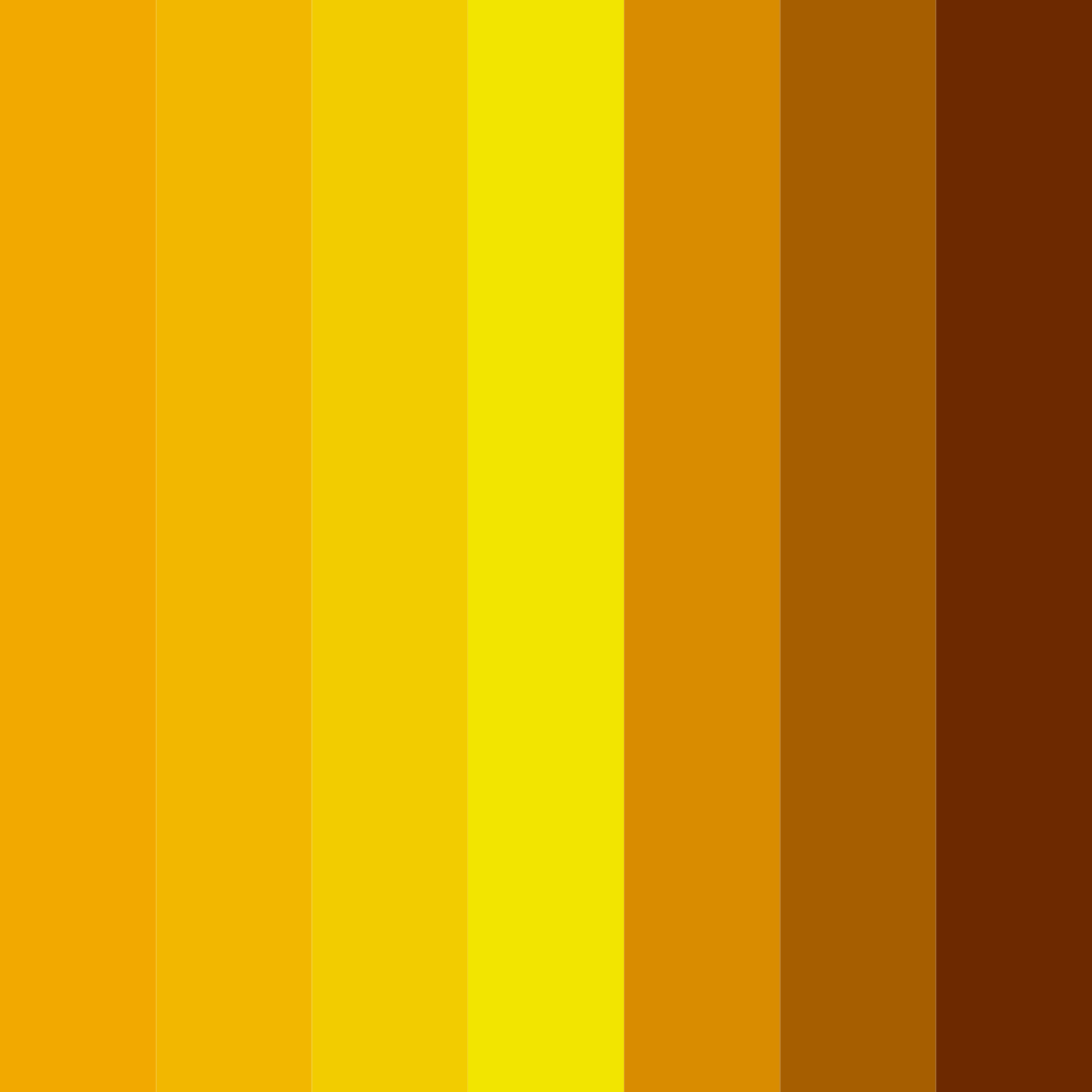 Download yellow rage color palette PNG image (square)