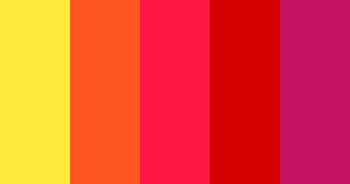 Download vibrant vlogs color palette PNG image (landscape)