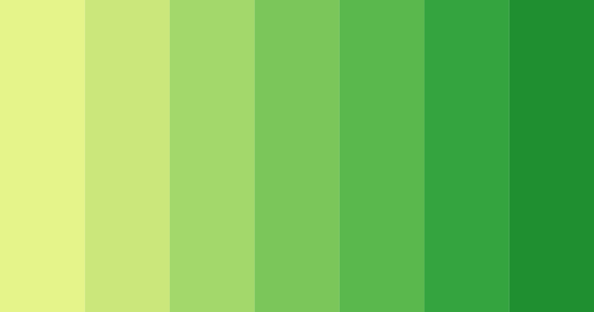 Download neon green delight color palette PNG image (landscape)