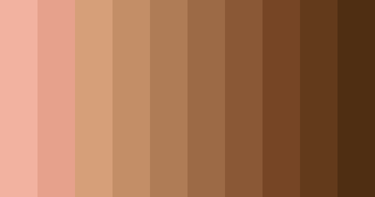 Download warm terracotta color palette PNG image (landscape)