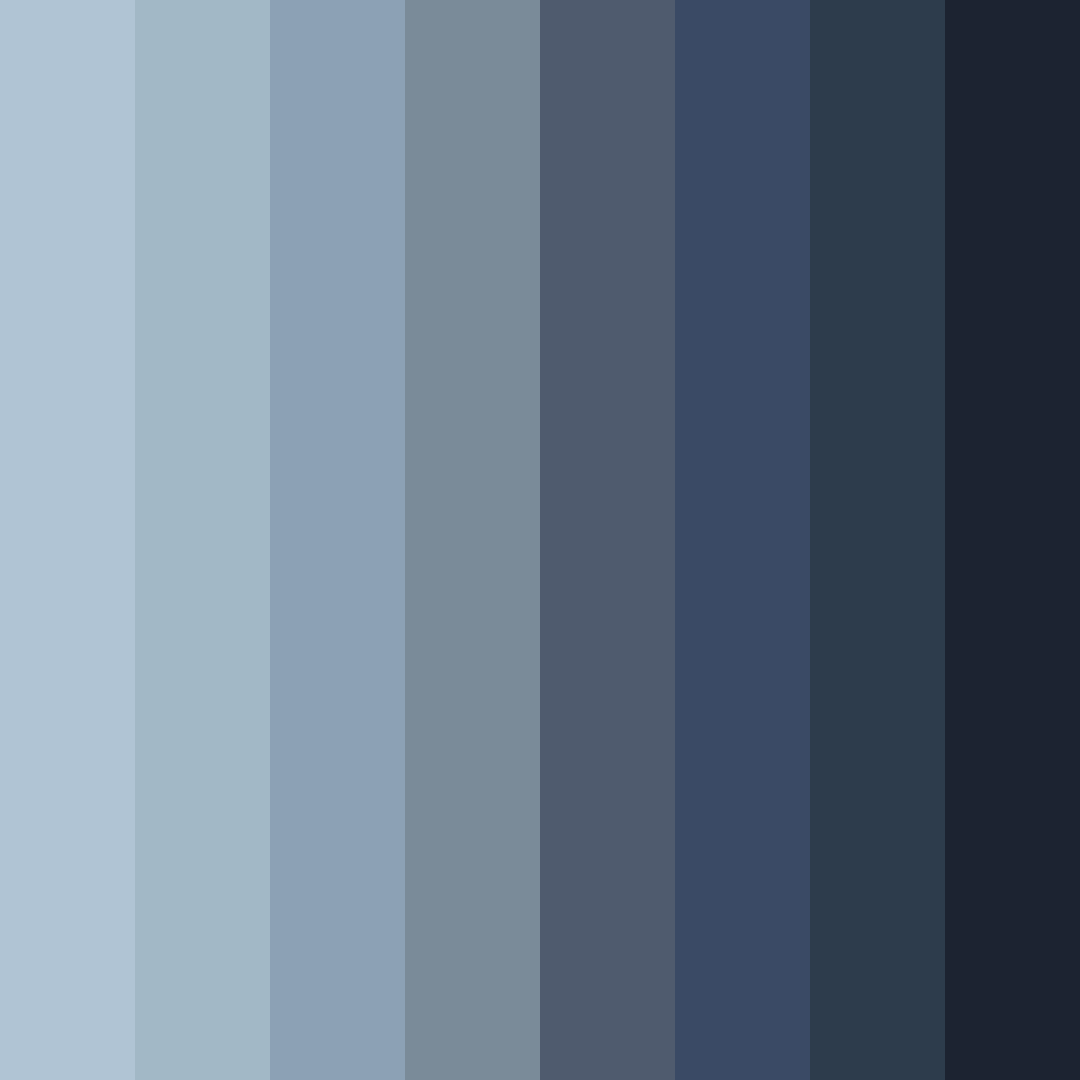 Download dark blue grey color palette PNG image (square)