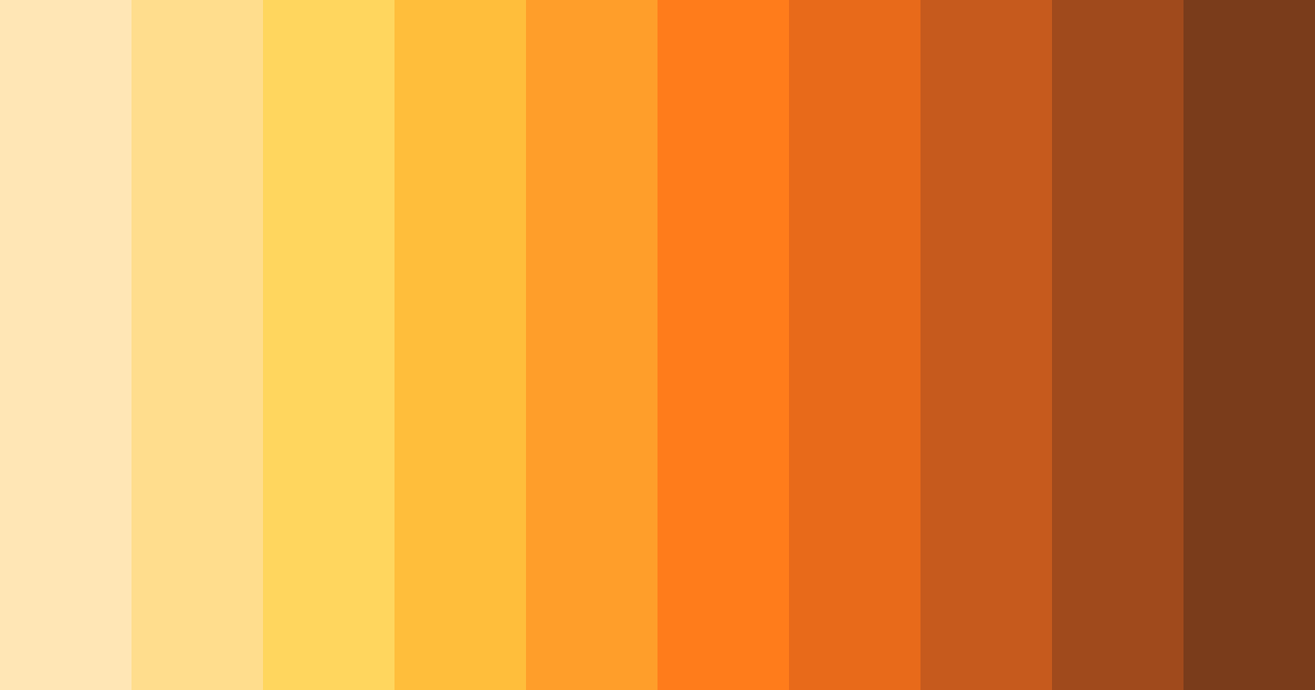 Download sunset harvest color palette PNG image (landscape)