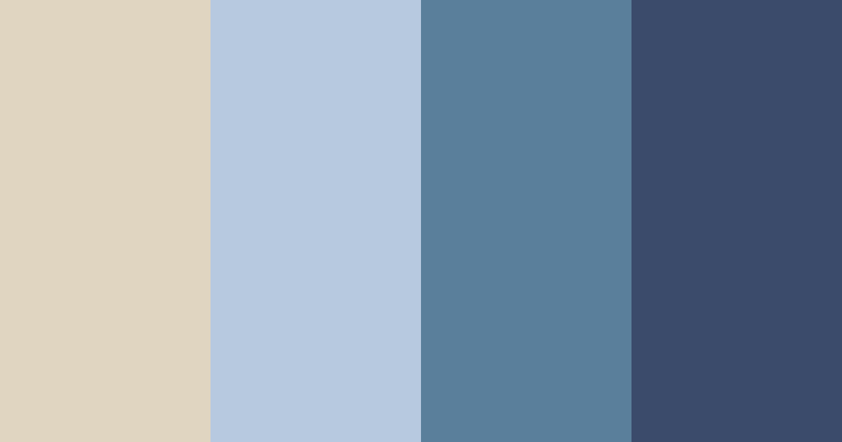 Download sandy blue horizon color palette PNG image (landscape)