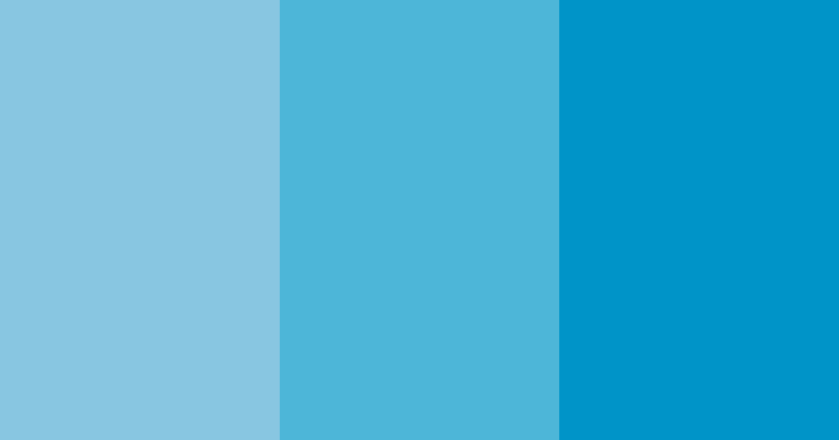 Download light blue ocean color palette PNG image (landscape)