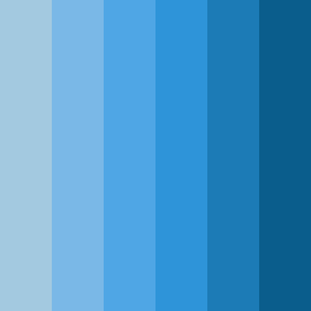 Download bright baby blue color palette PNG image (square)