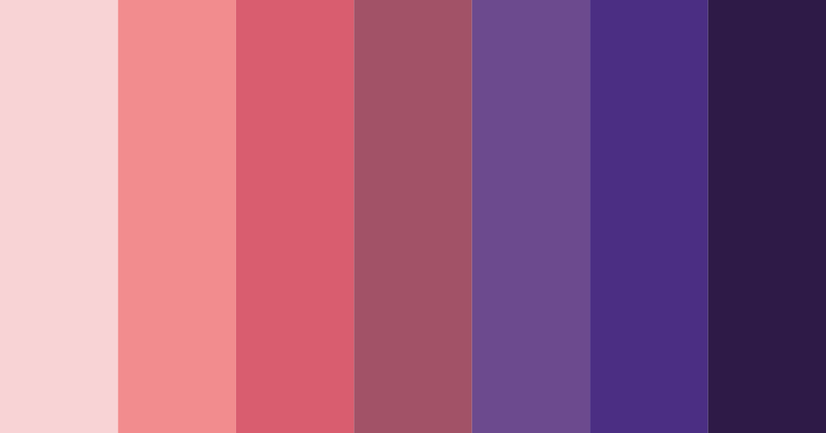 Download shades of red and indigo color palette PNG image (landscape)