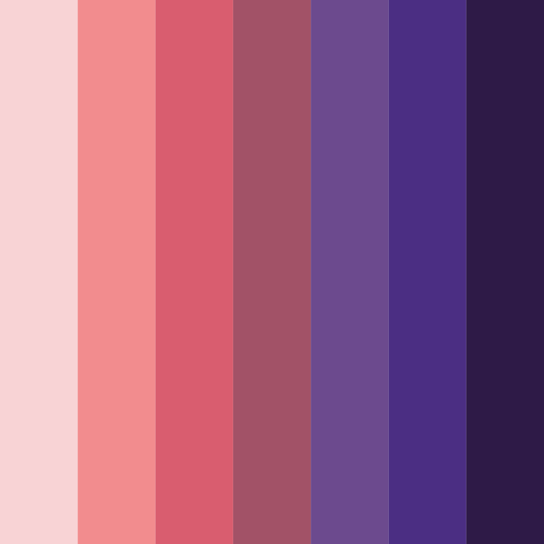 Download shades of red and indigo color palette PNG image (square)