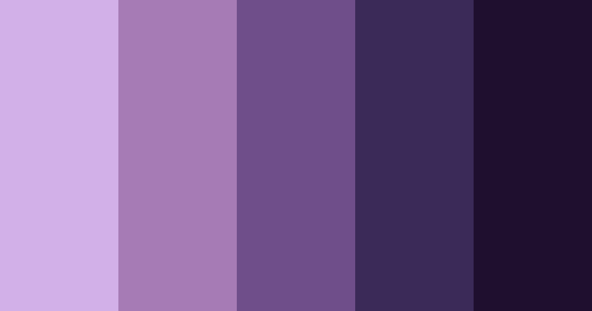Download purple twilight color palette PNG image (landscape)