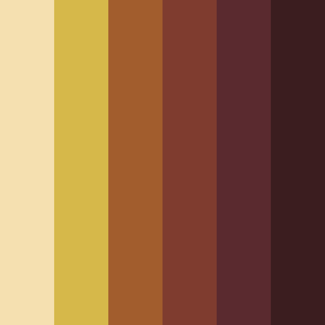 Download rustic brown color palette PNG image (square)