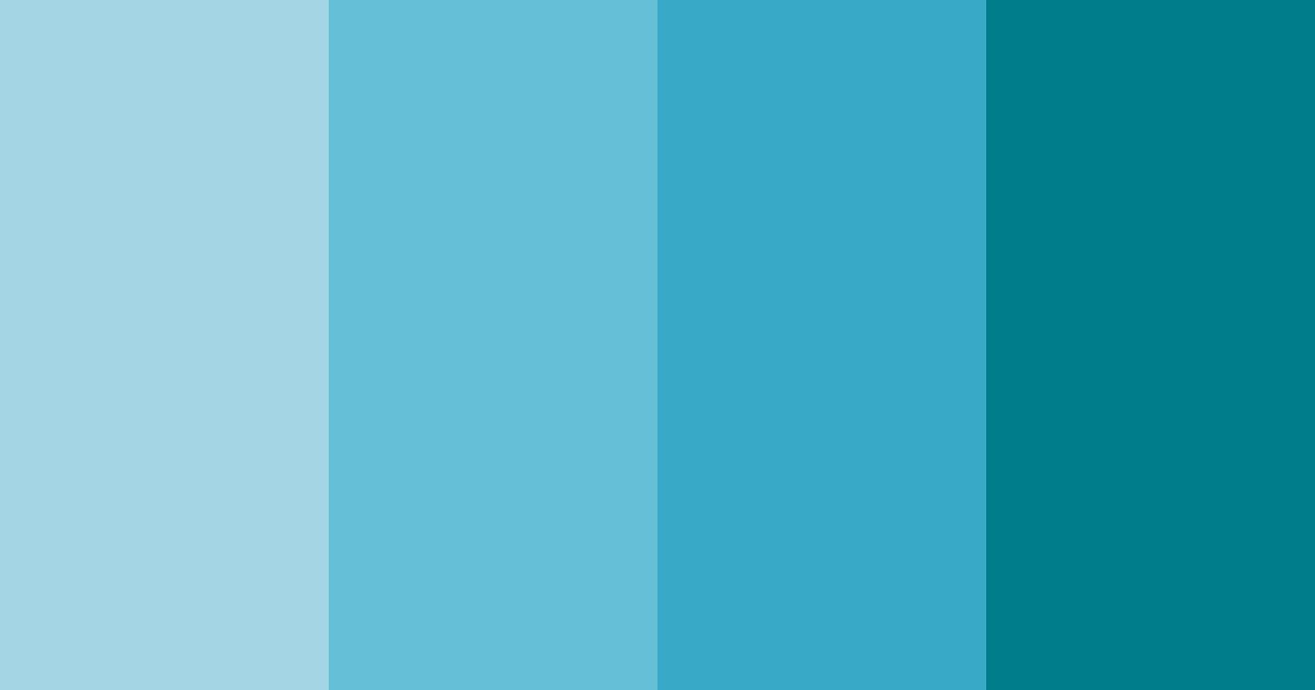 Download azure bliss color palette PNG image (landscape)