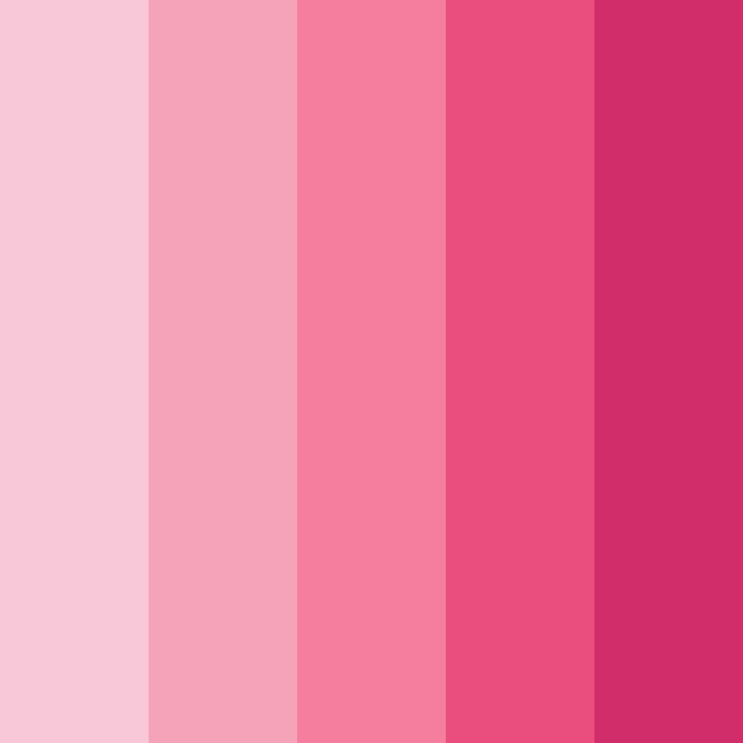 Download pink blossoms color palette PNG image (square)