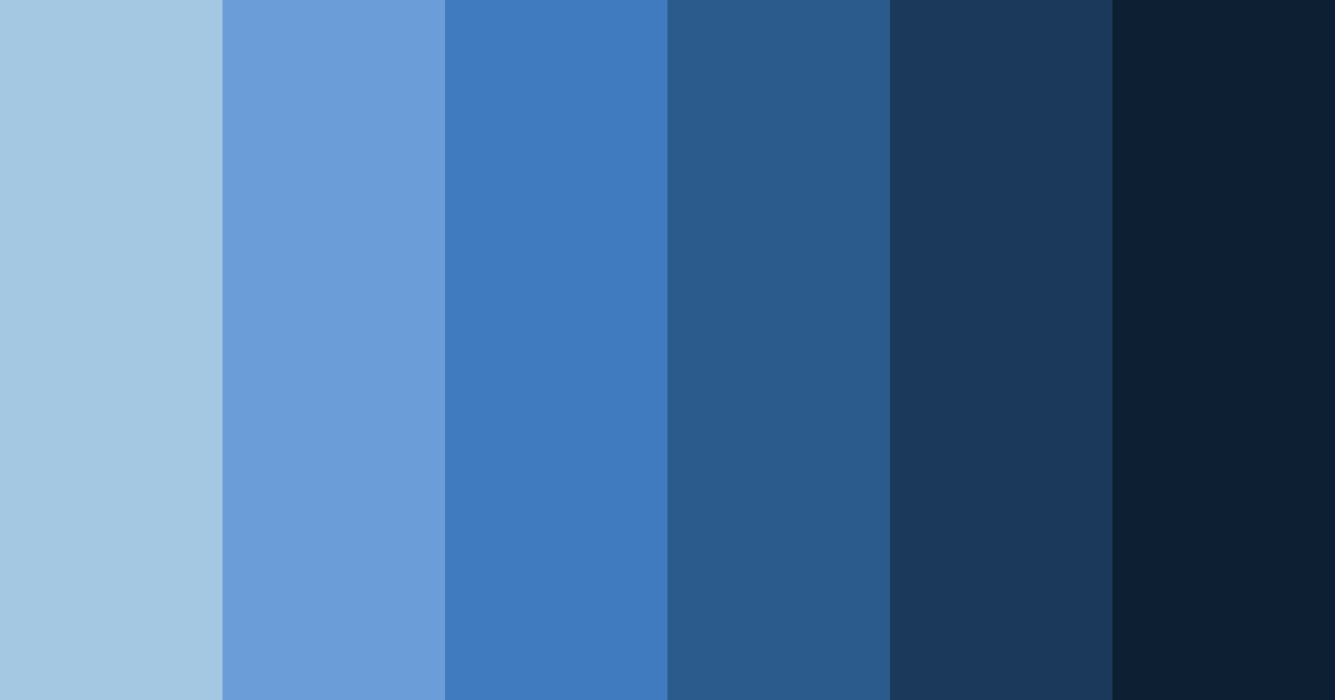 Download navy shades color palette PNG image (landscape)