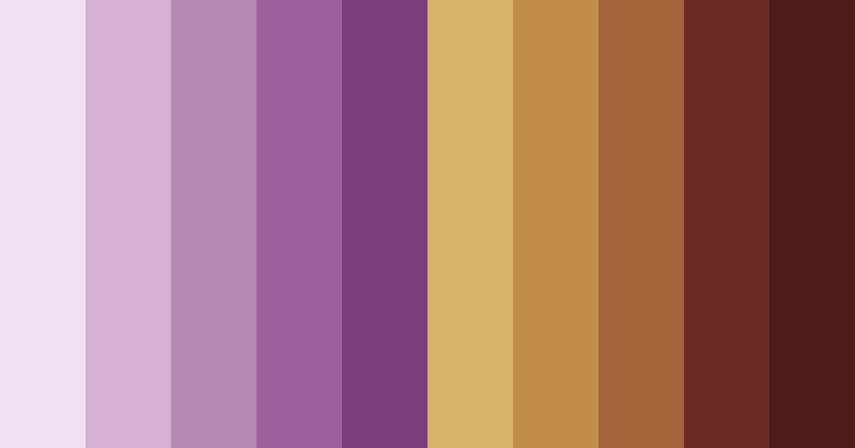 Download mystic sunset color palette PNG image (landscape)