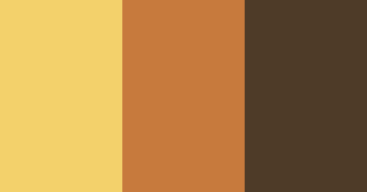 Download golden spice harmony color palette PNG image (landscape)