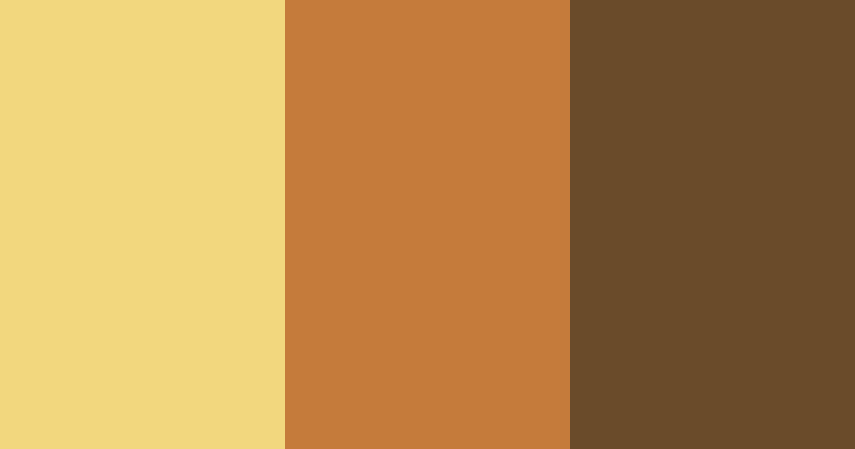 Download golden spice harmony color palette PNG image (landscape)