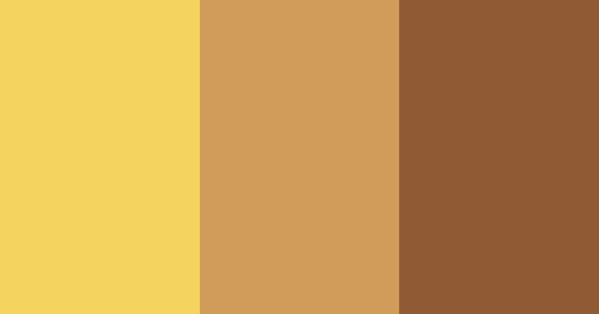 Download golden cinnamon color palette PNG image (landscape)