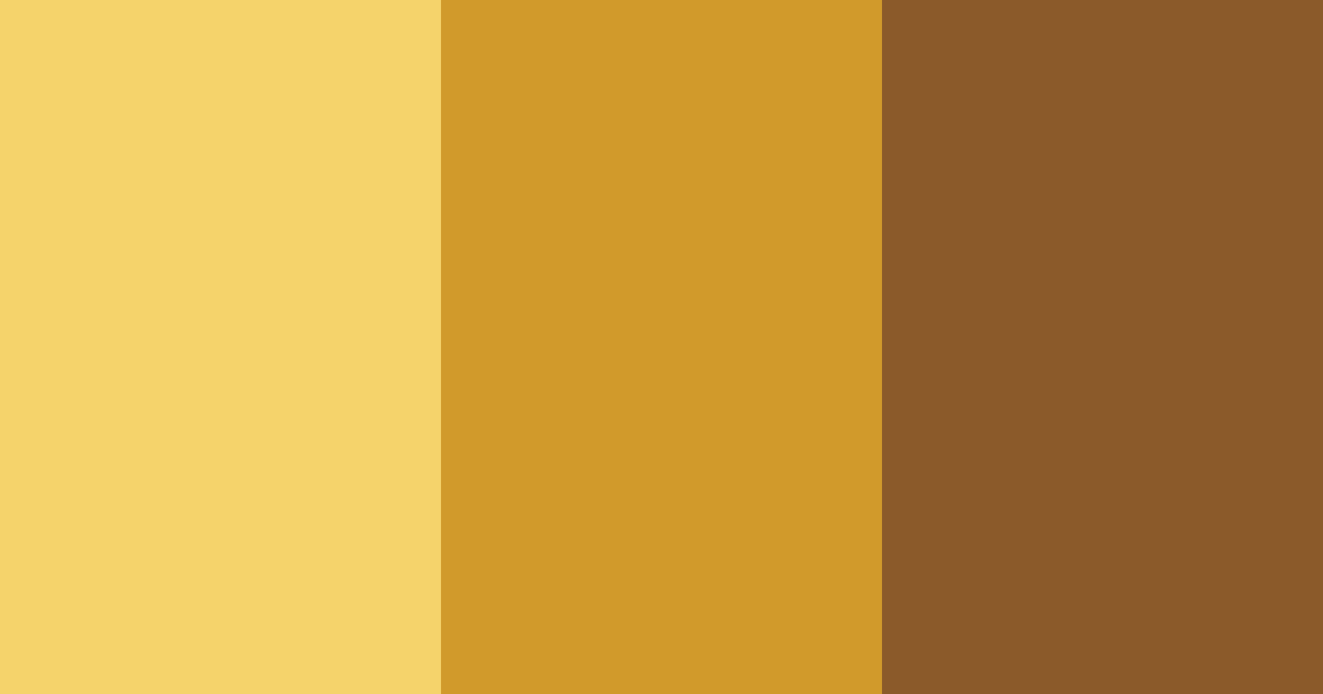 Download golden cinnamon cream color palette PNG image (landscape)