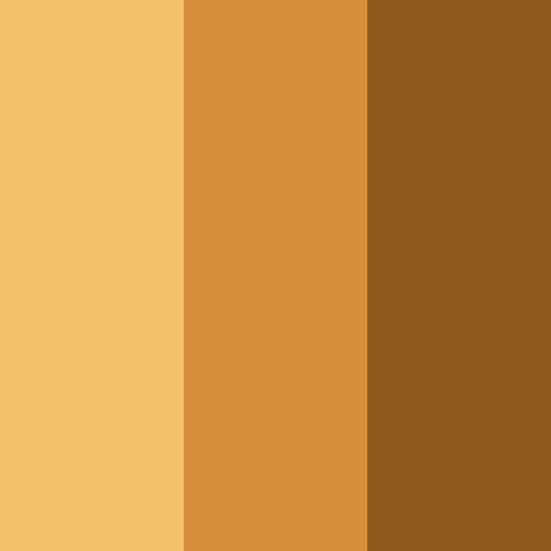Download golden spice harmony color palette PNG image (square)