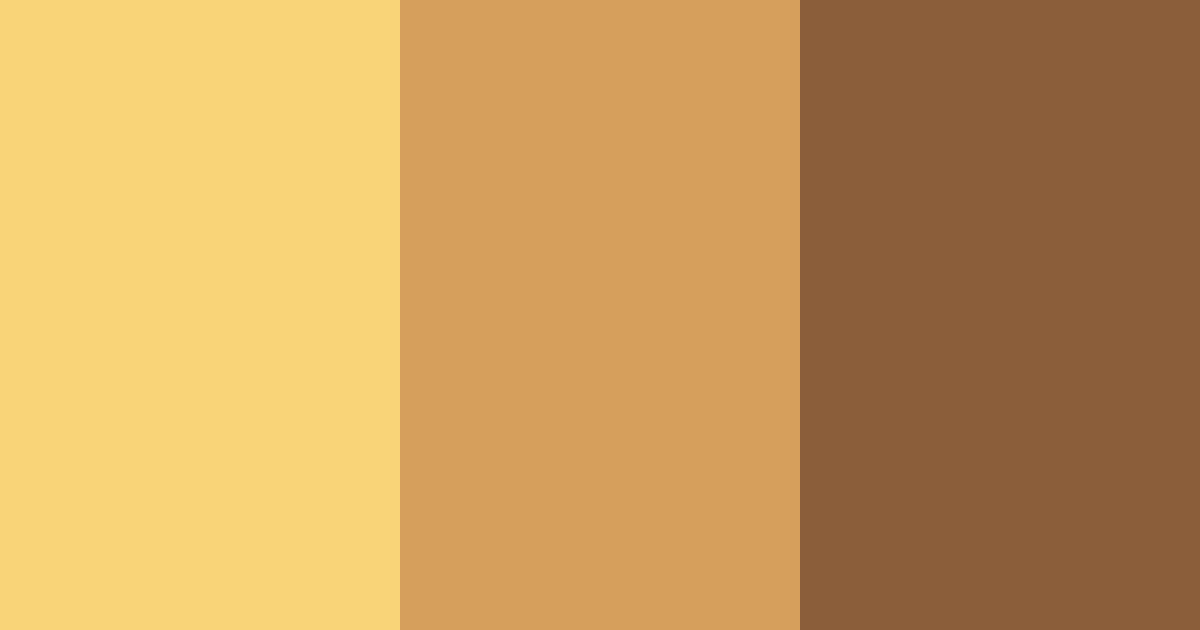 Download golden cinnamon color palette PNG image (landscape)