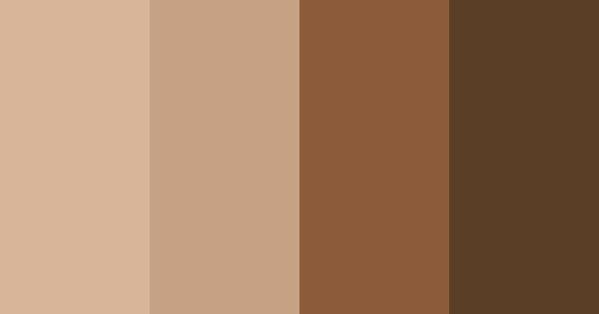 Download earthy embrace color palette PNG image (landscape)