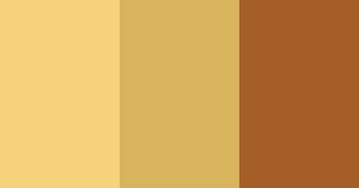 Download golden cinnamon color palette PNG image (landscape)