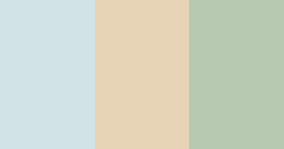 Download soft blue green color palette PNG image (landscape)