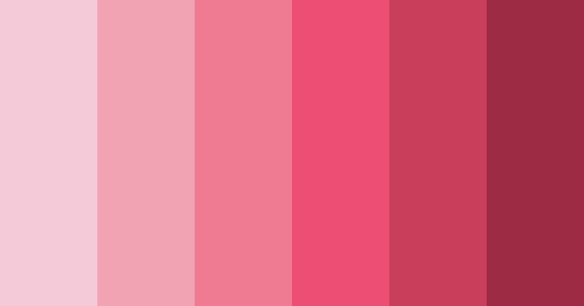 Download blushing crimson dreams color palette PNG image (landscape)