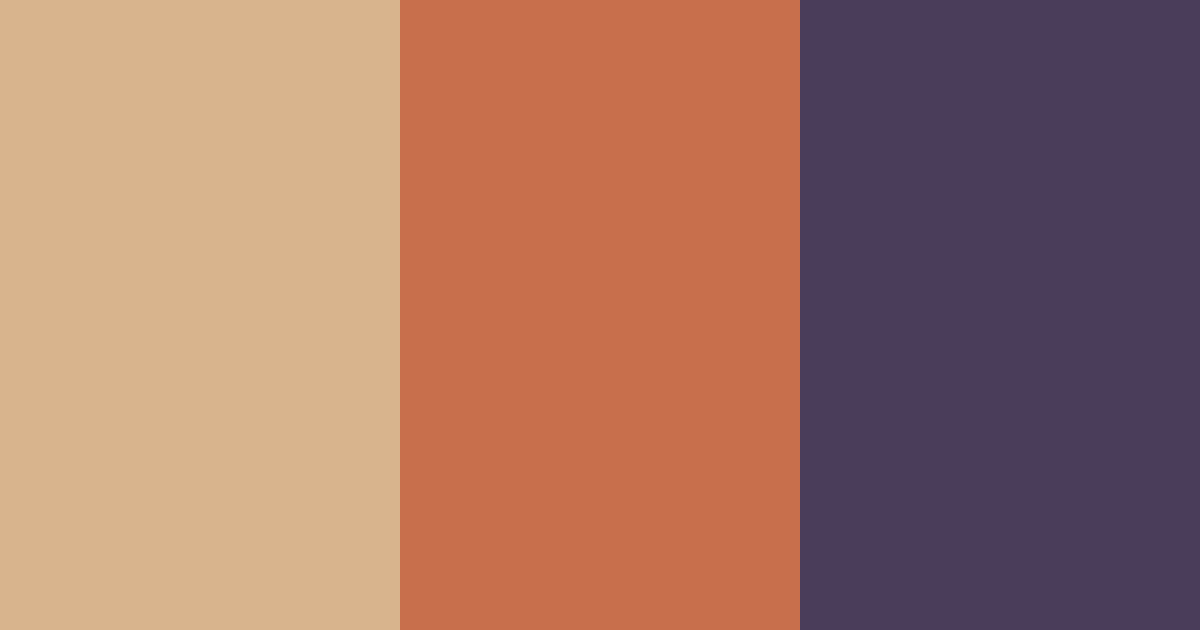 Download amber and brown shades color palette PNG image (landscape)