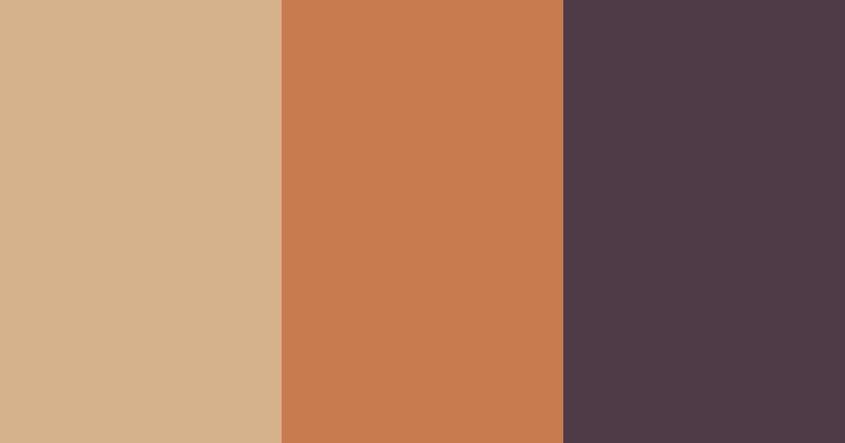 Download amber brown color palette PNG image (landscape)