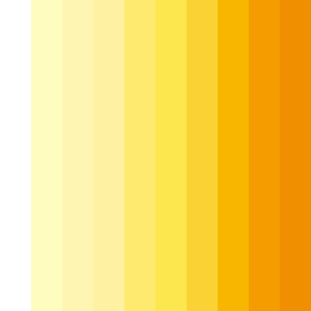 Download bright yellow sun color palette PNG image (square)