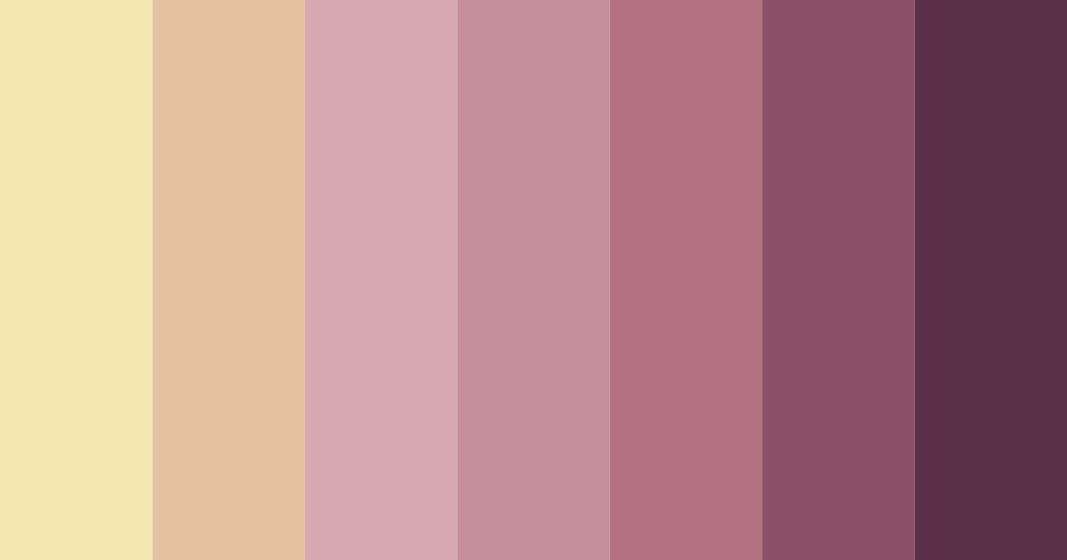 Download warm pink morning color palette PNG image (landscape)