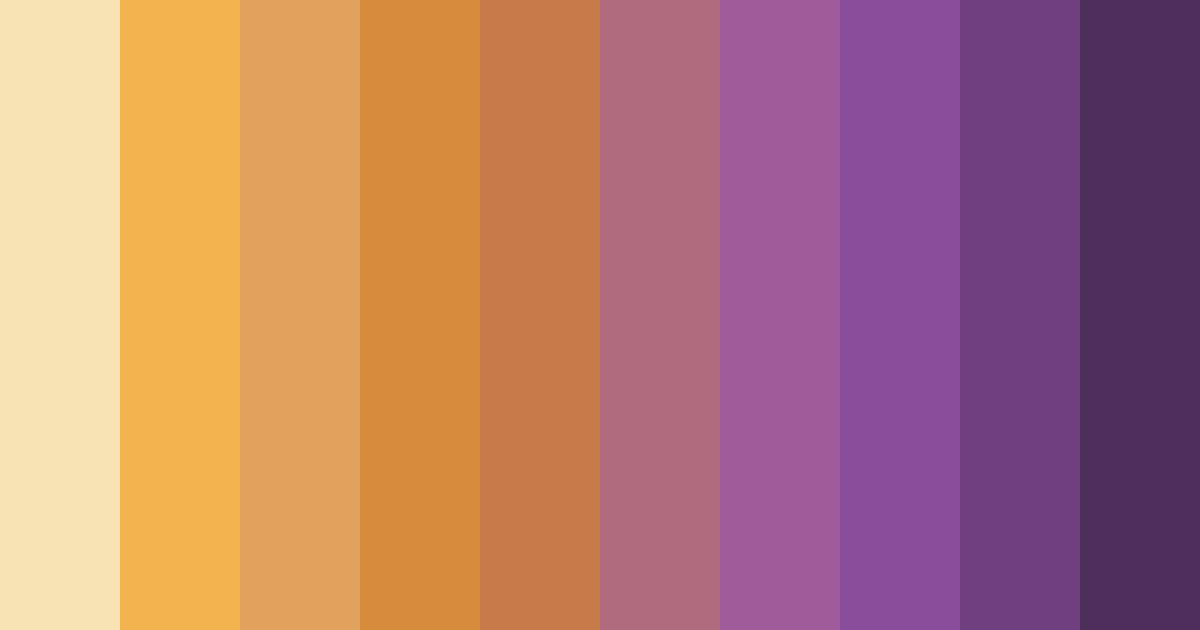 Download sunset dawn color palette PNG image (landscape)