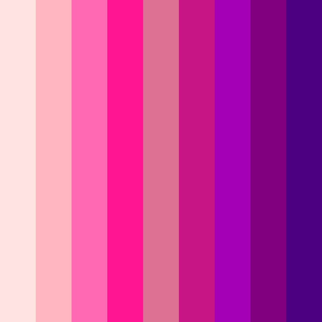 Download bright pink color palette PNG image (square)