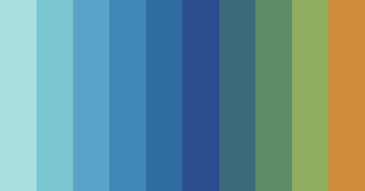 Download blue magic hour color palette PNG image (landscape)