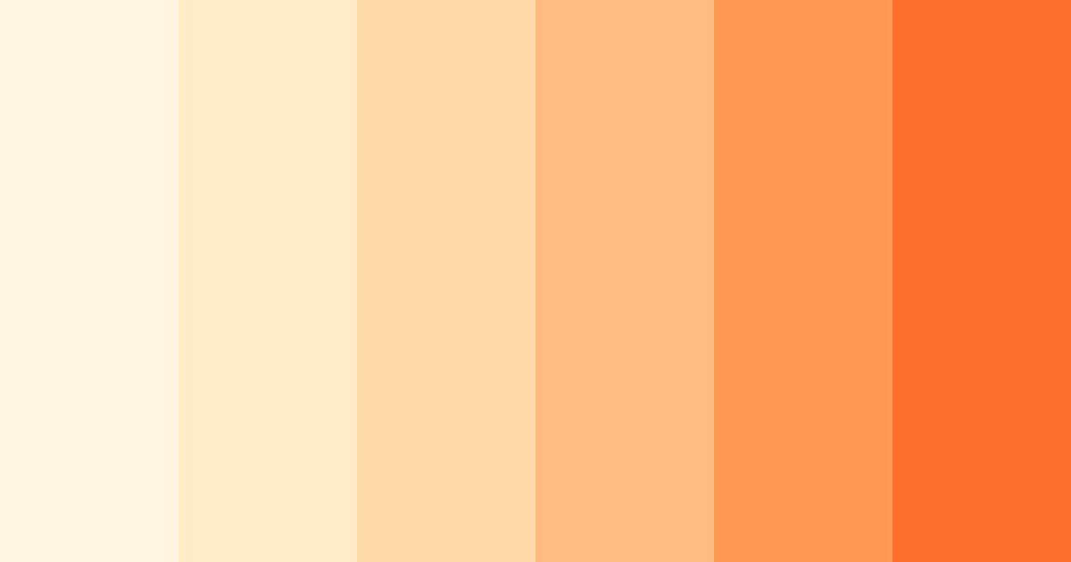 Download creamy sunrise color palette PNG image (landscape)