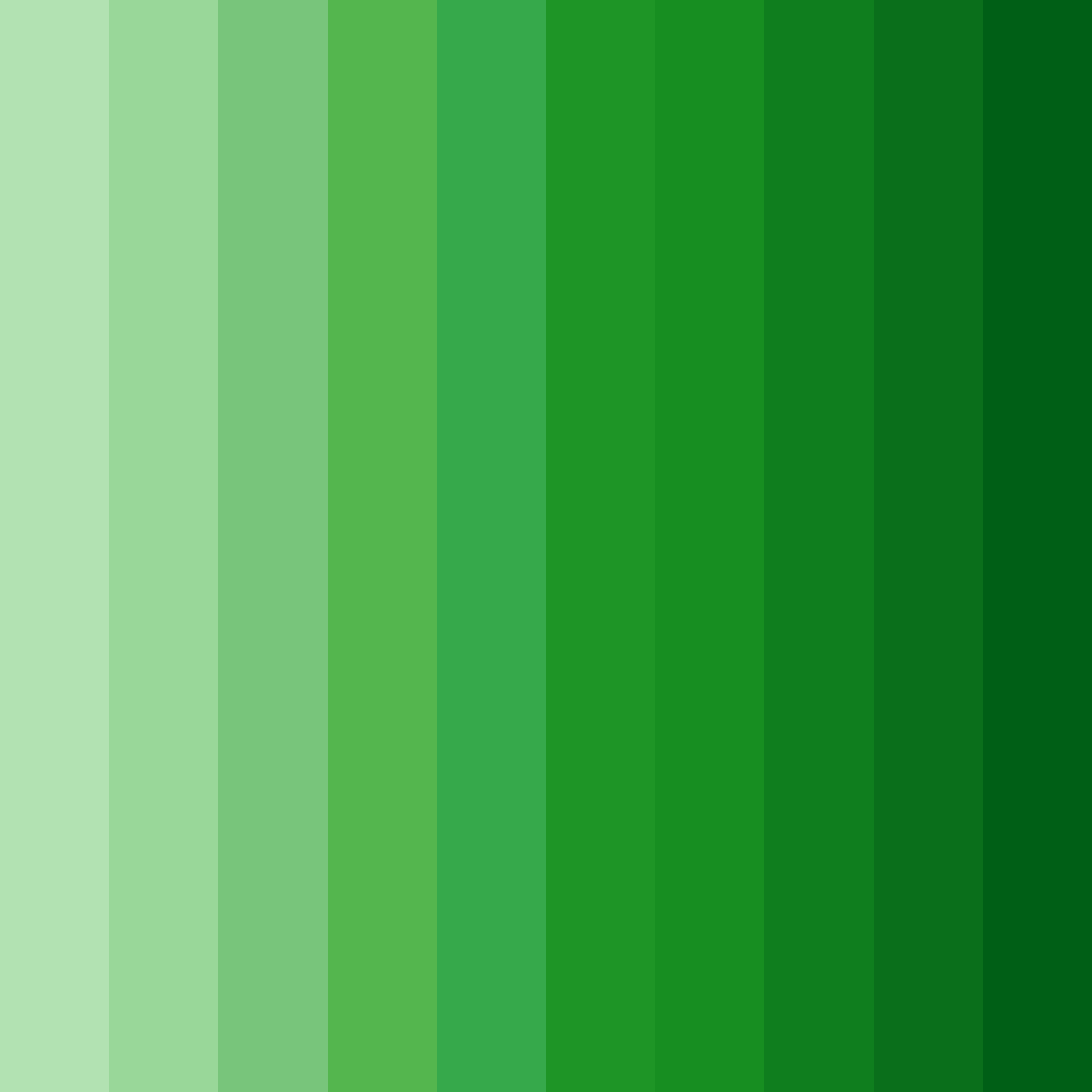 Download verdant glow color palette PNG image (square)