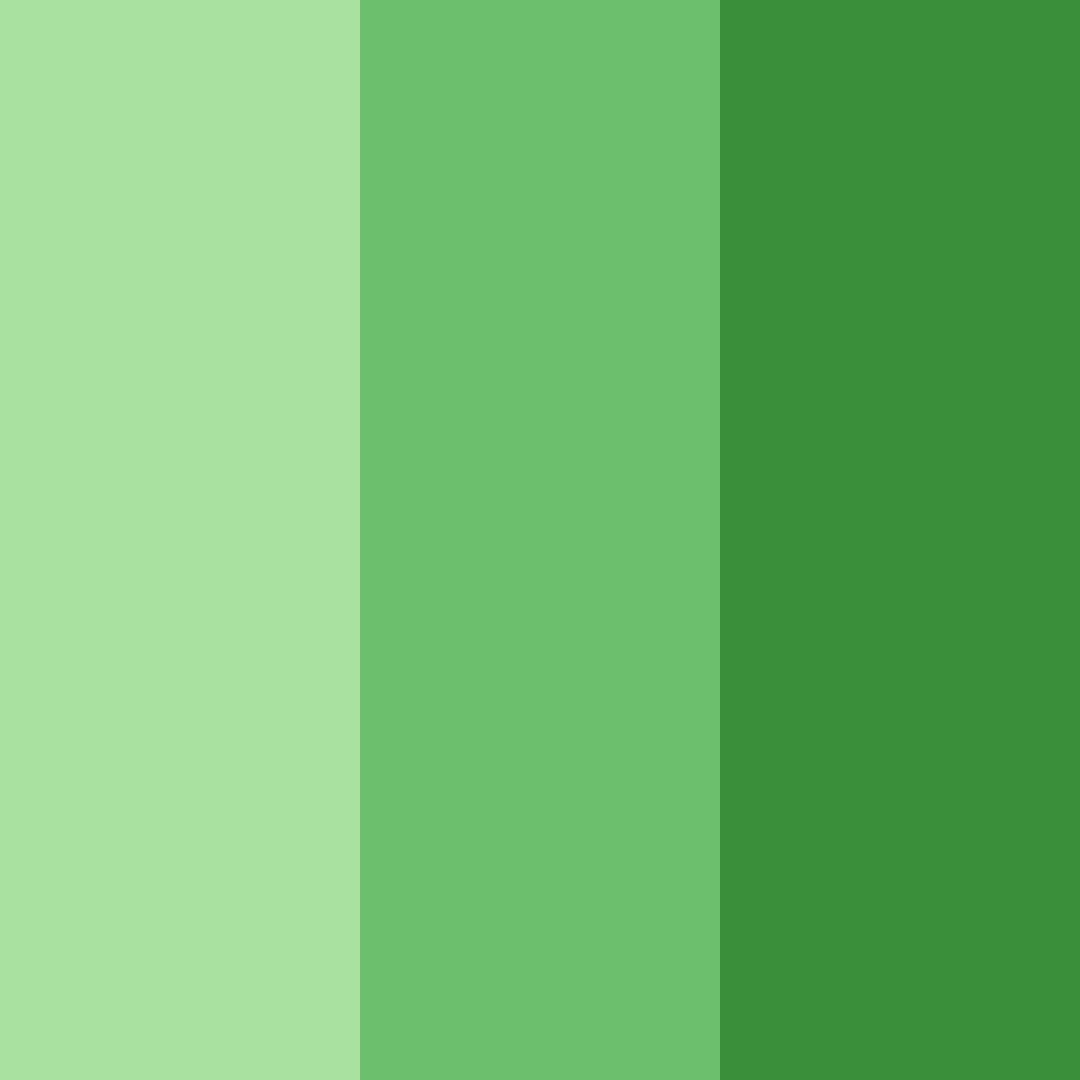 Download crisp orchard greenery color palette PNG image (square)