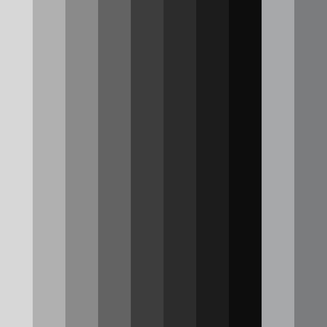 Download dark grey elegance color palette PNG image (square)