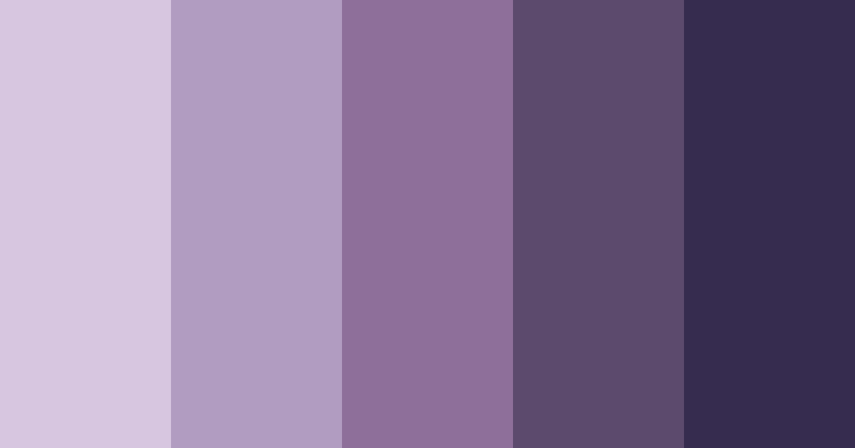 Download dark amethyst shades color palette PNG image (landscape)