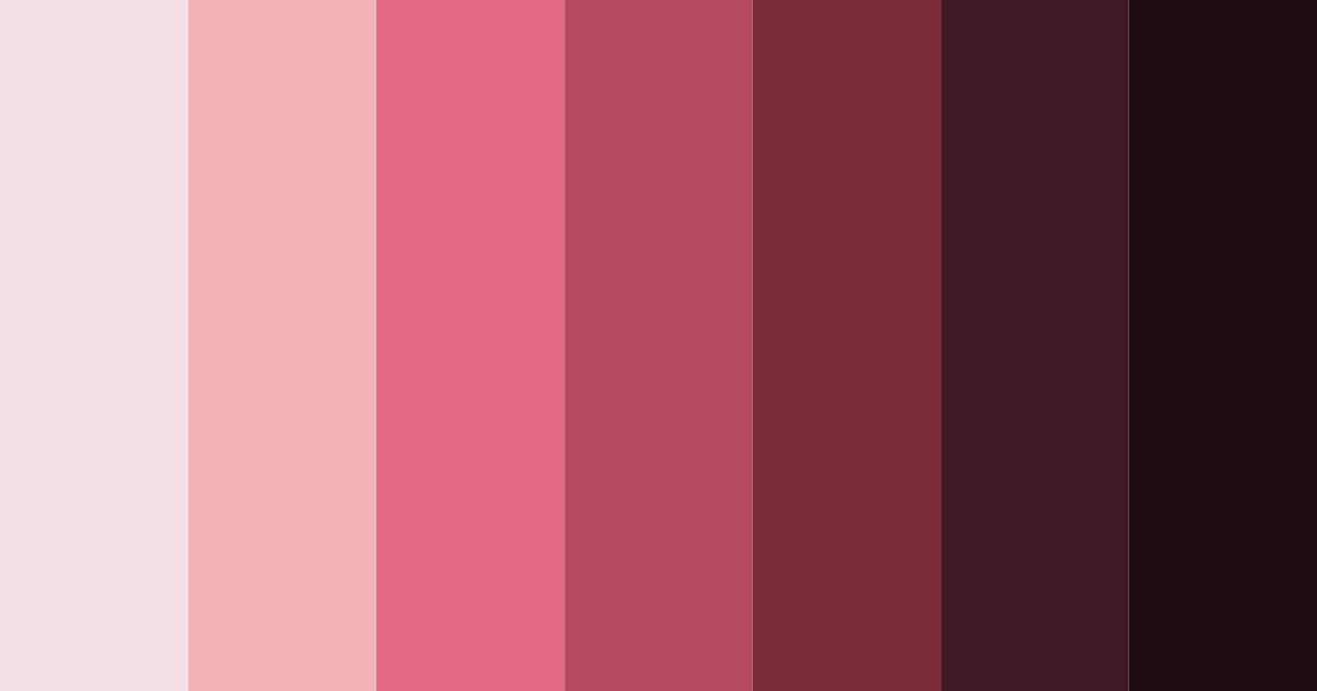 Download bordeaux shades color palette PNG image (landscape)