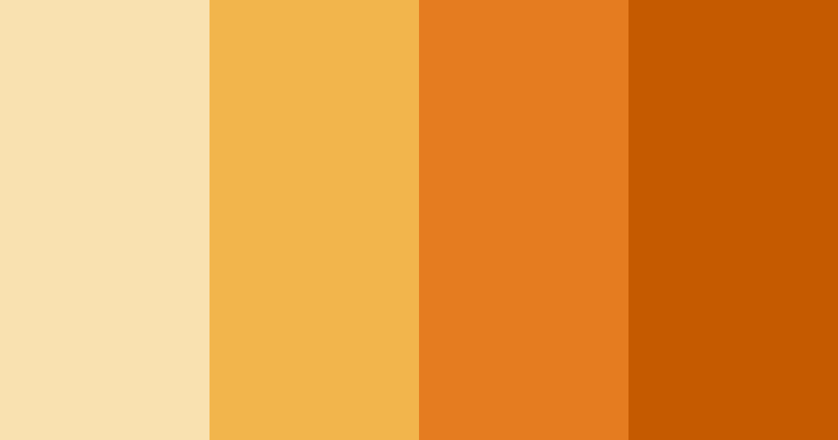 Download orange thai color palette PNG image (landscape)