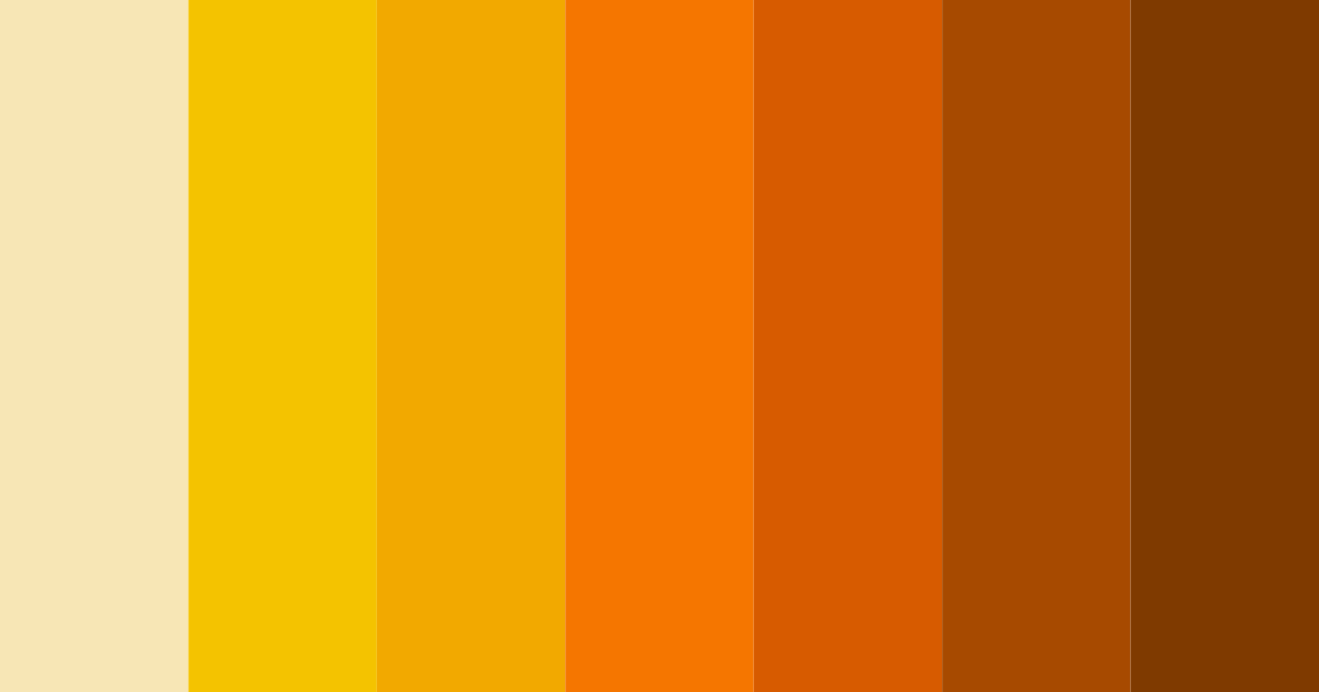 Download golden ember sunset color palette PNG image (landscape)