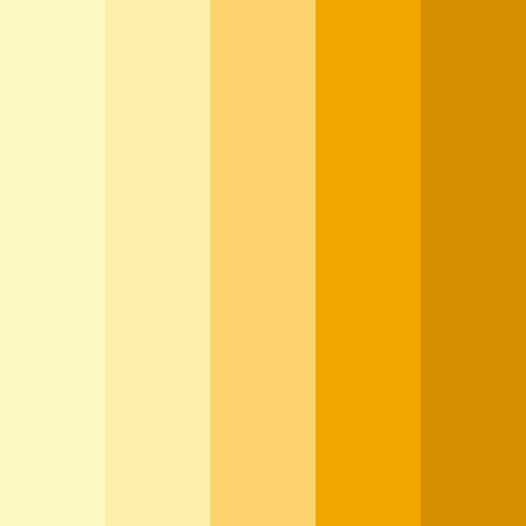 Download light yellow zenitsu color palette PNG image (square)