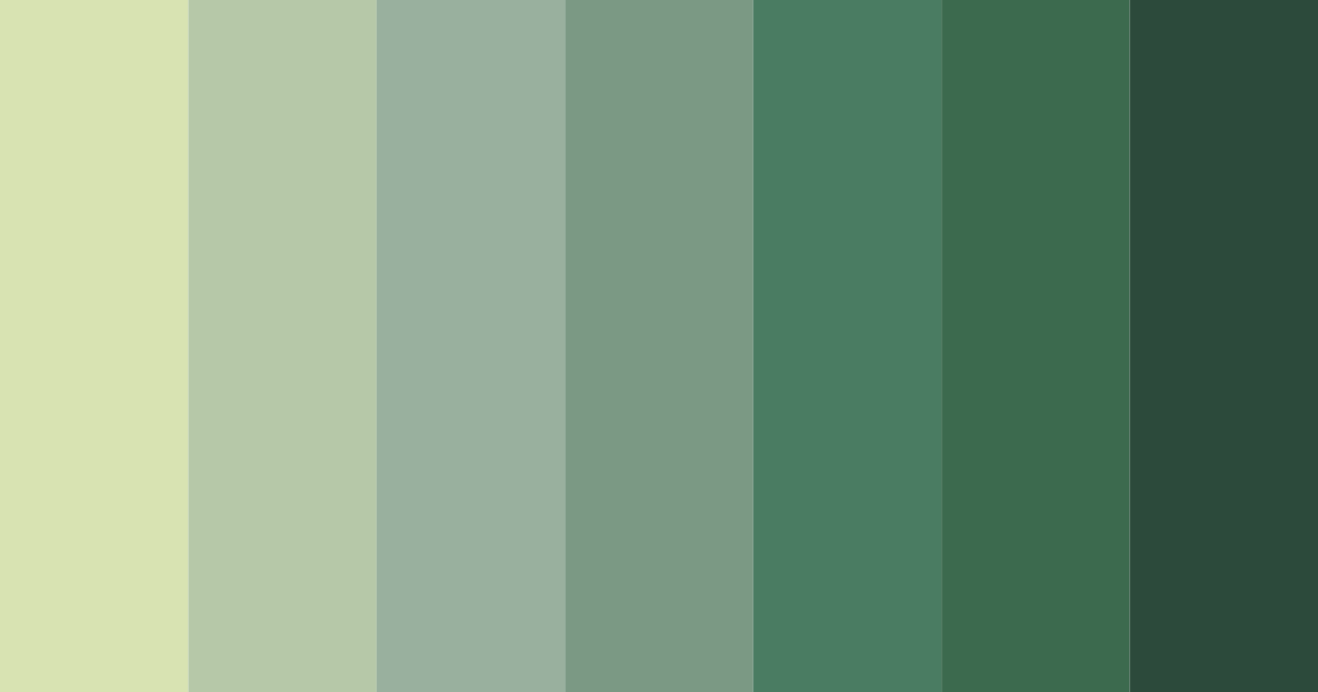 Download olive shades color palette PNG image (landscape)