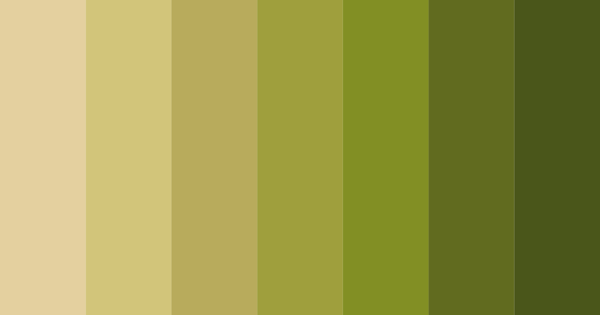 Download mossy meadow harmony color palette PNG image (landscape)