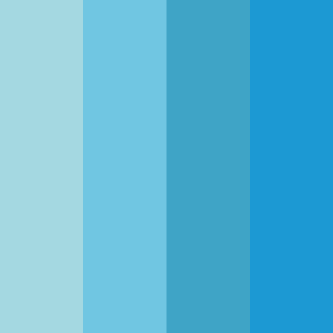 Download ocean breeze symphony color palette PNG image (square)